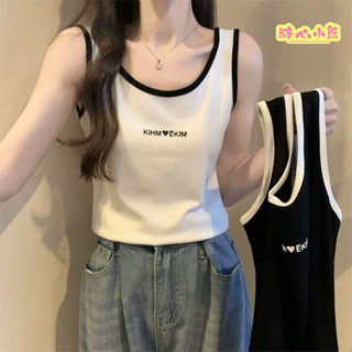 女大童背心大碼數可親子2025撞色內搭兩件大碼吊帶背心女無袖打底衫外穿上衣單遮肚藏肉夏