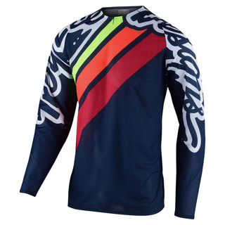 【現貨優品】速降服 單車服 長袖車衣 騎士服 賽車服 tld速降服定製山地車自行車騎行服長袖上衣 夏季越野摩託車服T恤