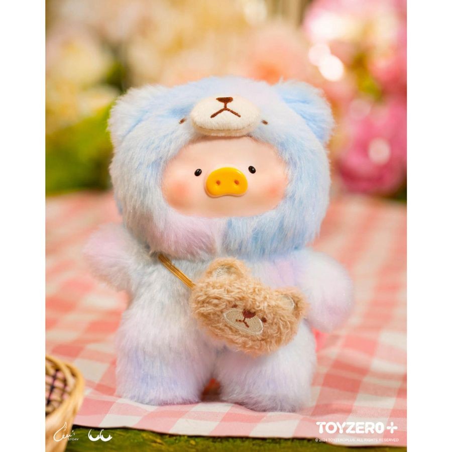 TOYZEROPLUS罐頭豬LuLu美好時光系列膠臉毛絨掛件盲盒/ 單入隨機 eslite誠品