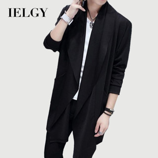 IELGY 秋季風衣男長款韓版外套