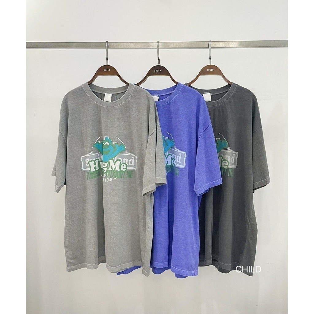 韓國水洗Hug Me芝麻街短袖T恤/k1402