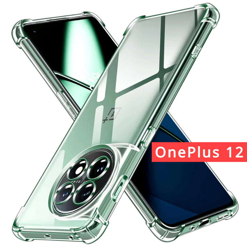 適用於 OnePlus 12 12 12R 2024 5G AE3 手機殼透明透明外殼防震保險槓 OnePlus12 O
