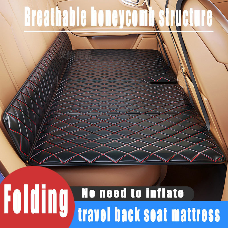 汽車床墊後部非充氣超支撐睡床墊可折疊帶儲物袋/tilam Kereta