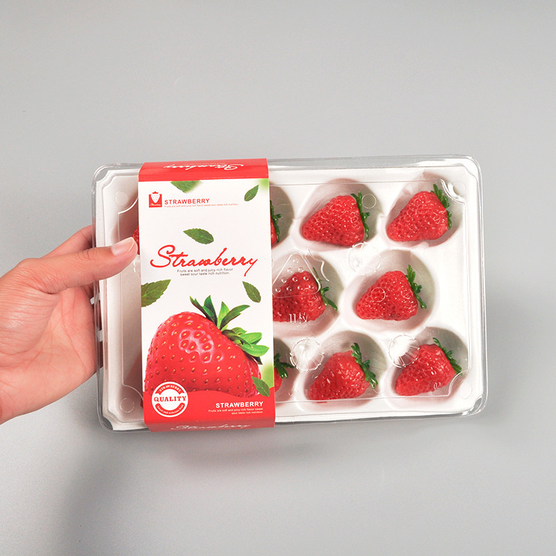 現貨【水果盒】一次性草莓盒子 11粒 15粒 20粒 透明 包裝盒 水果打包保鮮盒 空盒子 整箱