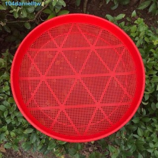 DARNELLTW篩籃,塑料圓形水果籃,實用紅色加厚食物儲存托盤主頁