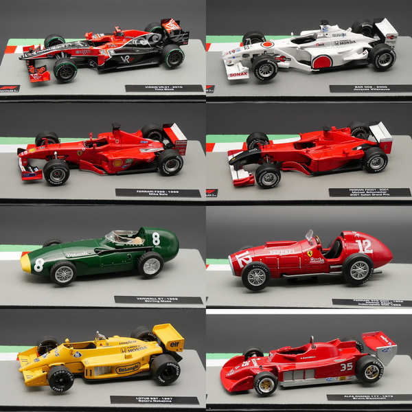 ixo 1:43 F1賽車模型玩具車Lotus Mclaren Ferrari Honda Virgin