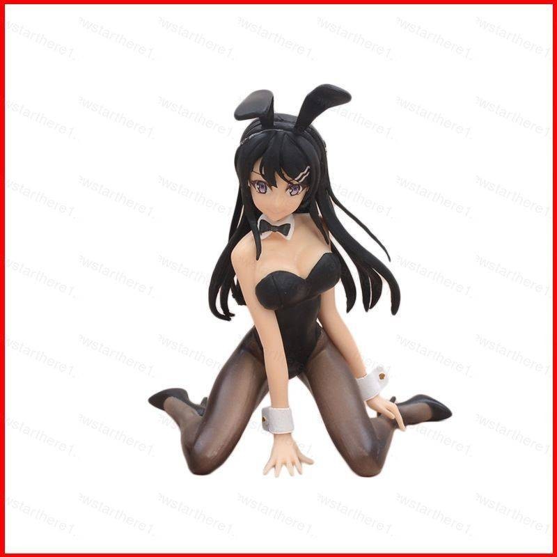 Ere1 Sakurajima Mai 可動人偶兔女郎跪姿模型娃娃玩具兒童禮物收藏裝飾品