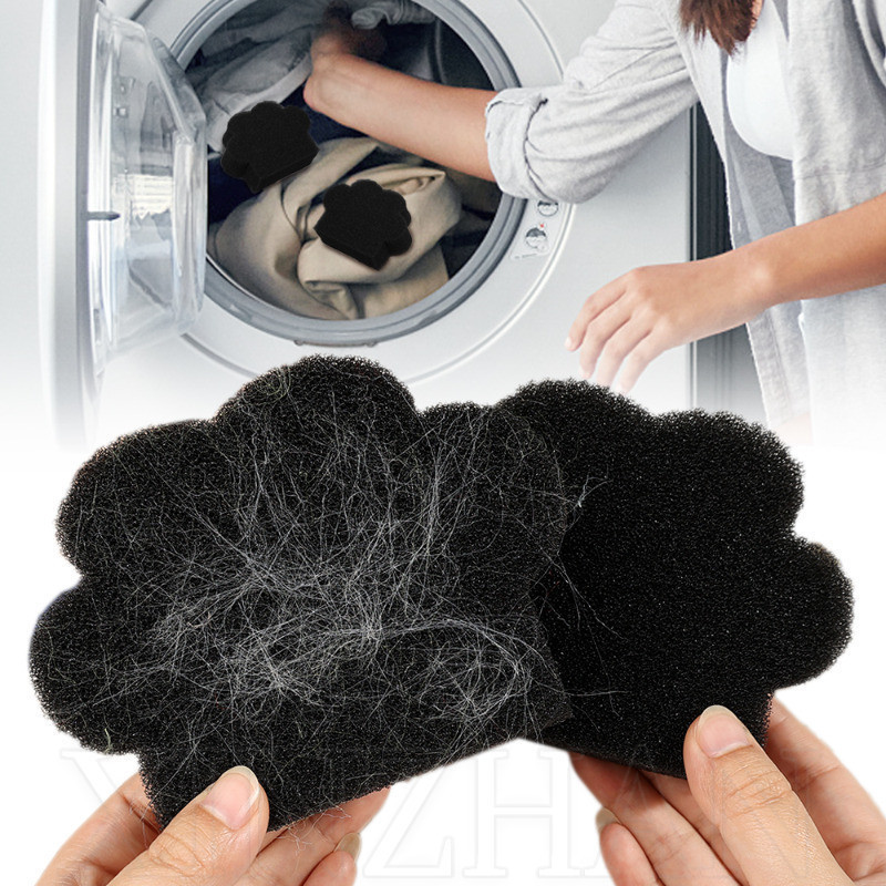 寵物毛髮粘貼裝置 - 爪形,可愛 - 洗衣機棉絨捕手 - 乾濕兩用,便攜式,可重複使用,迷你 - 多功能毛髮清潔去除劑