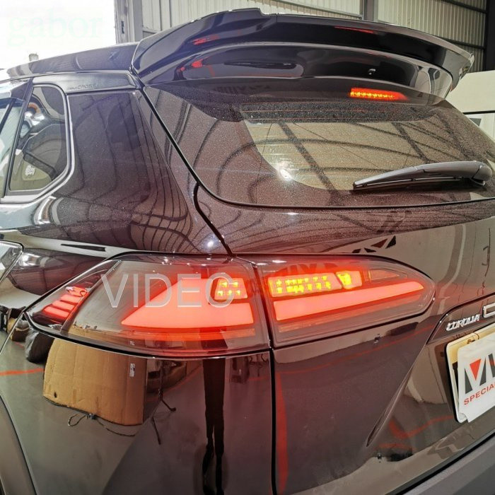 OK商城 豐田 20 COROLLA CROSS CC 專用 LED 光柱 尾燈 動態 光條 流水 跑馬
