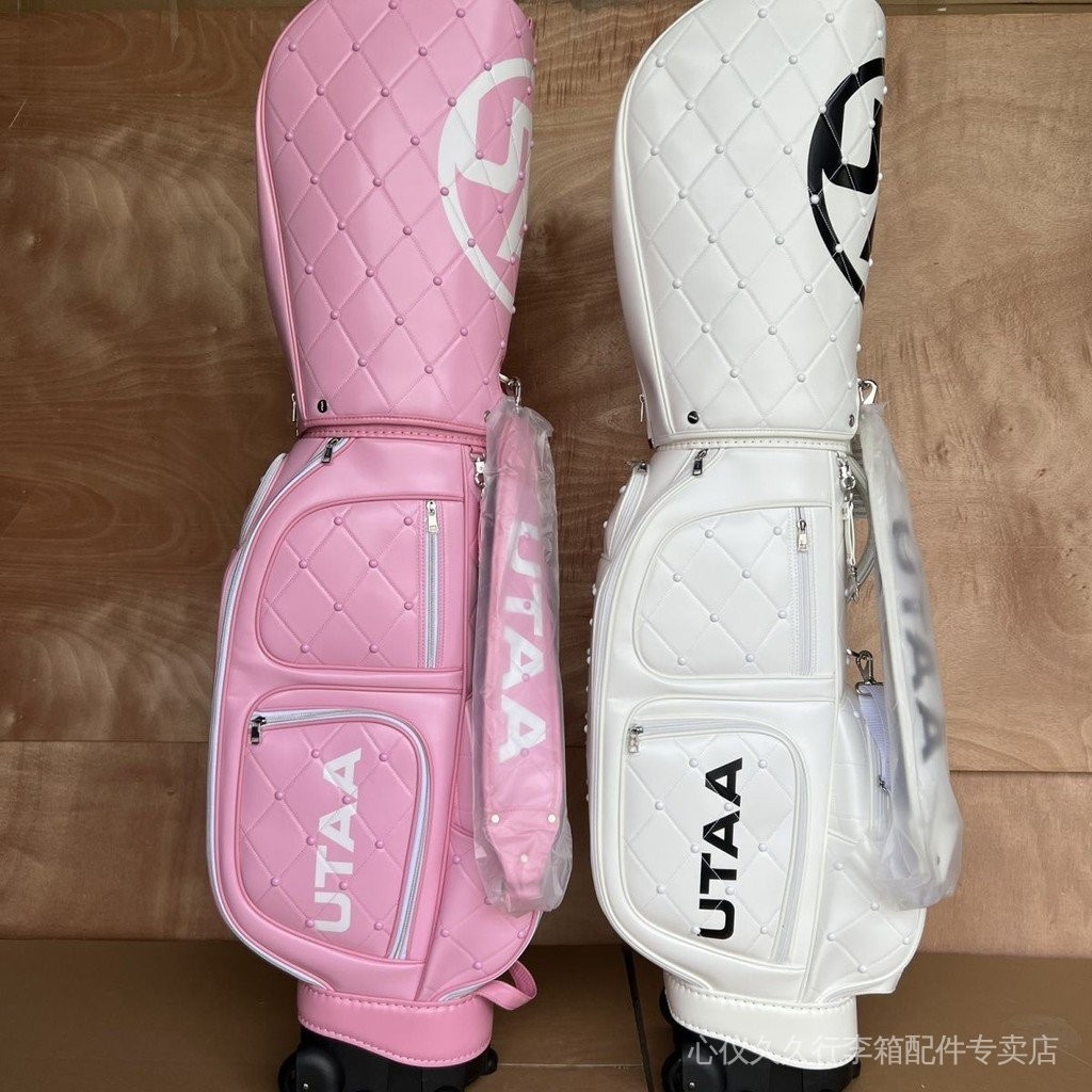 UTAA新款高爾夫球包 男女通用拉桿包 時尚拖輪包Golf球杆袋PU防水 W4FN