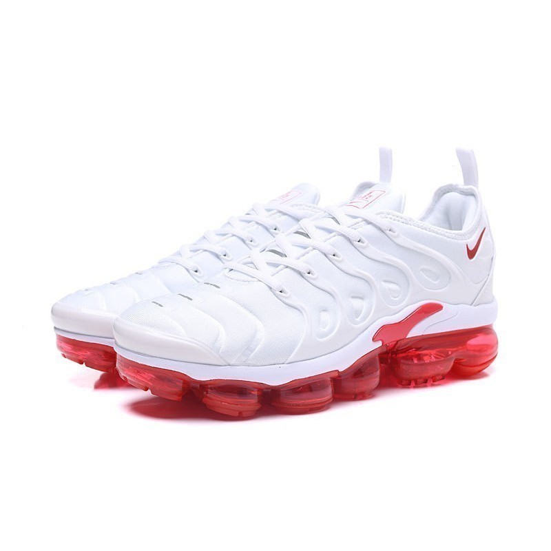 耐吉 購買新款 Nike Air VaporMax plus TN 跑鞋男士運動鞋白色紅色 LNOT