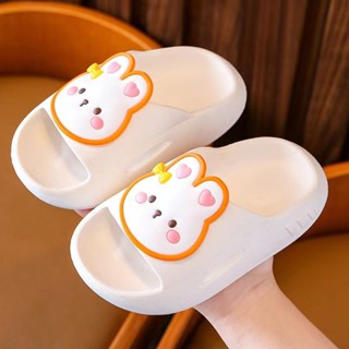 新款可愛兒童柔軟舒適厚底外出兒童男女夏季地板鞋浴室軟底拖鞋