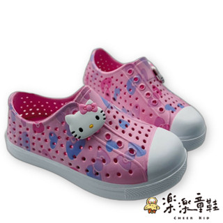 Hello Kitty防水涼鞋 三麗鷗 洞洞鞋 凱蒂貓 防水涼鞋 三麗鷗童鞋 Kitty K106-1 樂樂童鞋