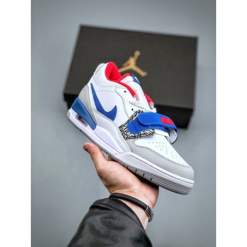 熱賣 Air Jordan legacy 312 low“黑/白/金”喬丹最強三合一混版低幫文化休閒