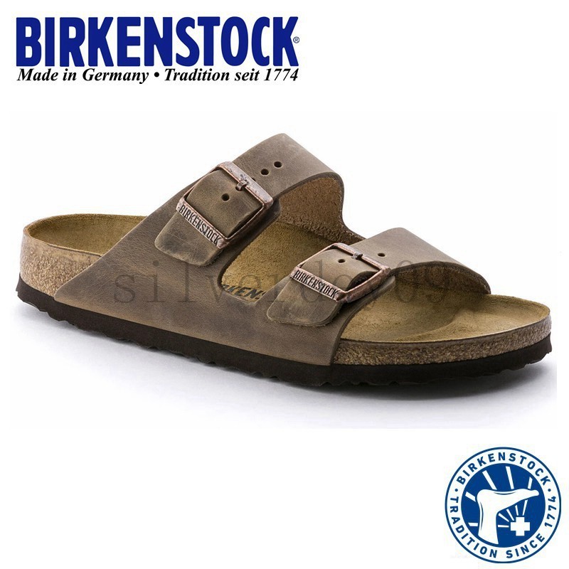 Birkenstock Birkenstock Arizona Birkenstock 涼鞋男士女士經典拖鞋兩卡其色灰色