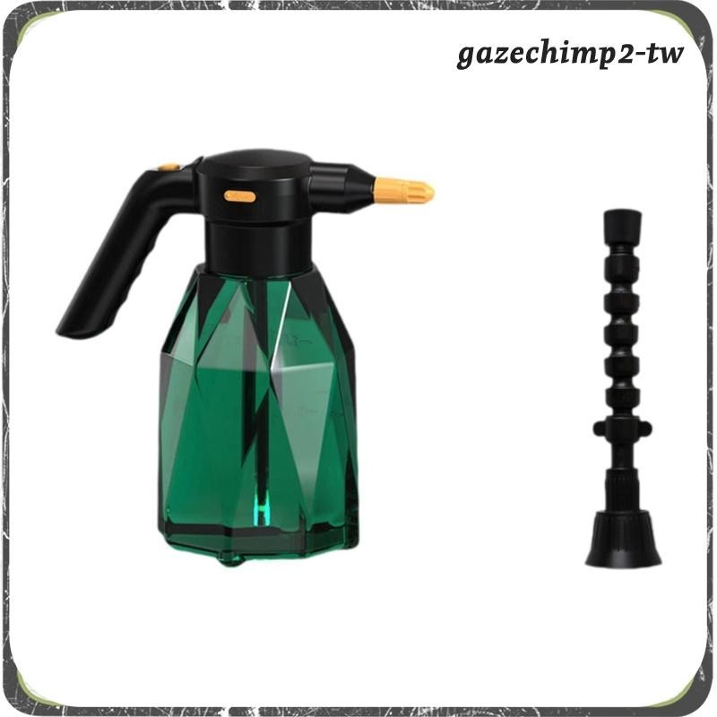 [GazechimpafTW] 2l 電動噴壺泡沫噴霧器洗車噴霧器便攜式帶加長噴嘴清潔舒適手柄