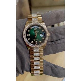型勞力士36mm星期ROLEX機械錶鑲鑽日曆128238