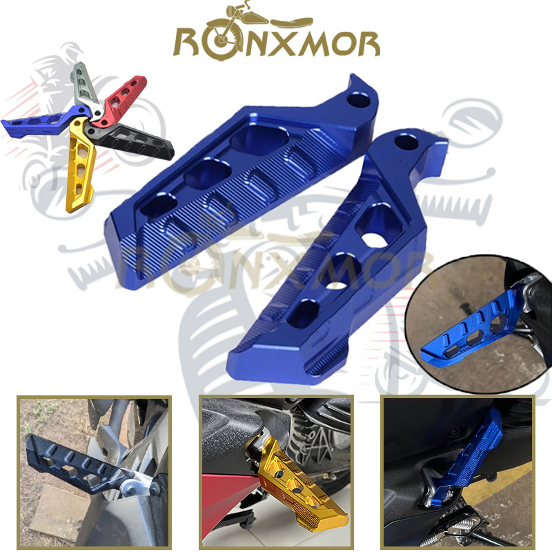 山葉 Ronxmor 2PCS 摩托車後腳踏板適用於 YAMAHA TMAX530 TMAX560 TMAX500 XP