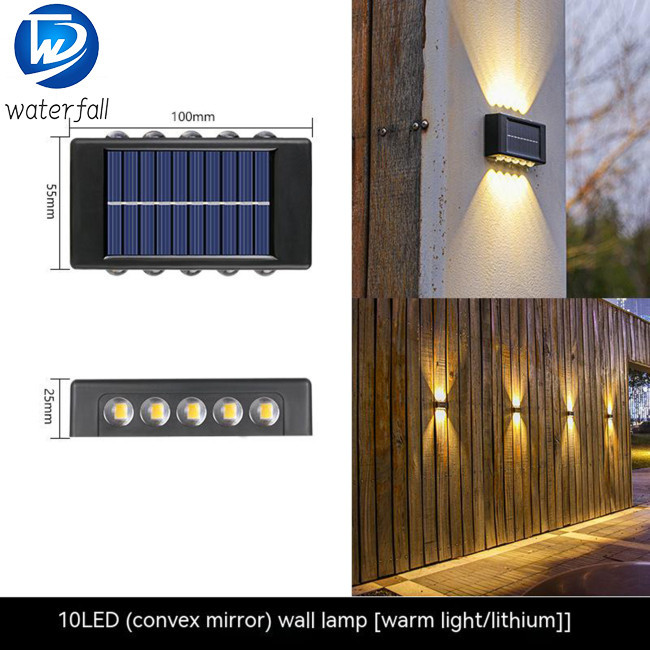 促銷價!! 戶外太陽能壁燈 Ip65 防水上下路燈用於花園街陽台裝飾