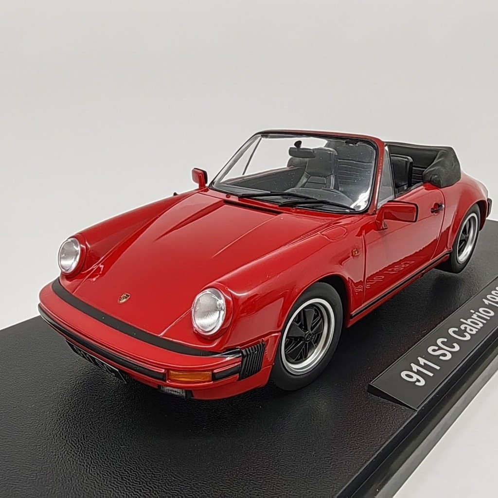 KK 1/18 保時捷 911 SC Cabrio 1983 敞篷合金車模型