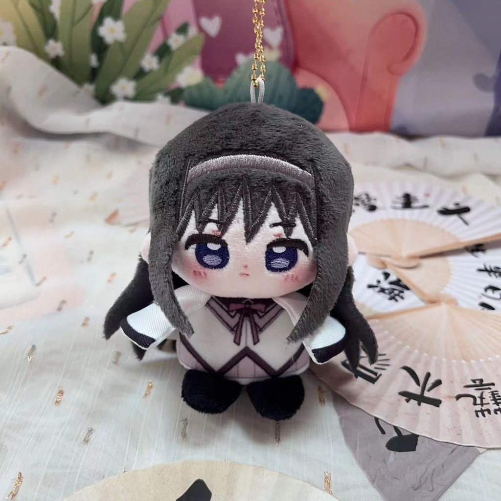 🧸軟fufu🧸魔法少女小圓佐倉杏子坐姿娃娃毛絨掛件動漫周邊鹿目圓玩偶公仔