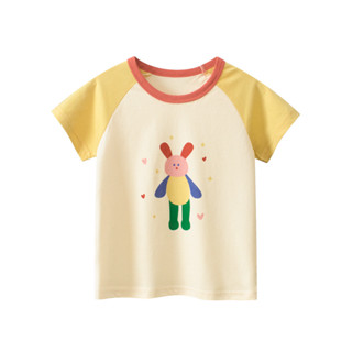 90-140CM 品牌童裝韓版兒童短袖T恤 夏季新款女寶寶衣服