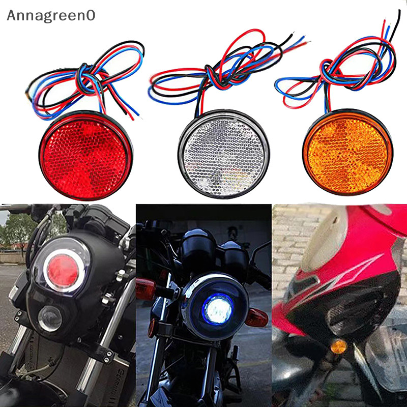 Anna 24LED 貨運卡車尾燈機車反射器越野摩托車 LED 反射器尾燈 EN