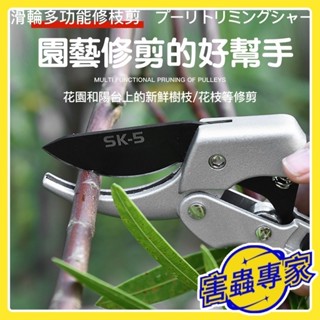 臺灣出貨🔥可開發票🔥 滑輪省力修枝剪 果枝剪園藝 粗枝剪花 木樹枝剪刀 園藝剪刀 修剪花木 園藝工具 工具套裝 WA42