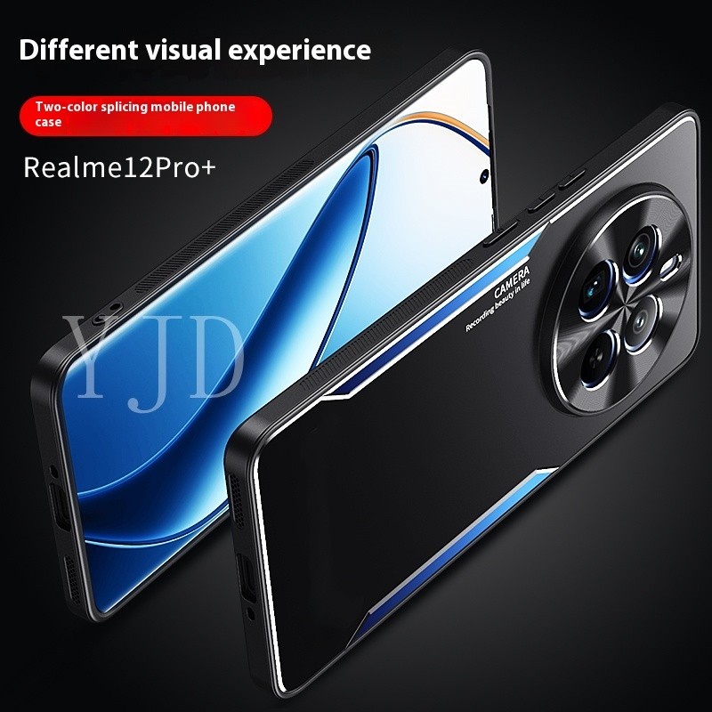 Yjd Realme 12 Pro 12Pro+ 鋁合金金屬防震手機殼