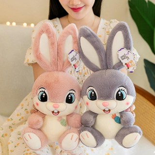 可愛的兔子毛絨公仔,動物兔子填充大眼睛,填充復活節玩具