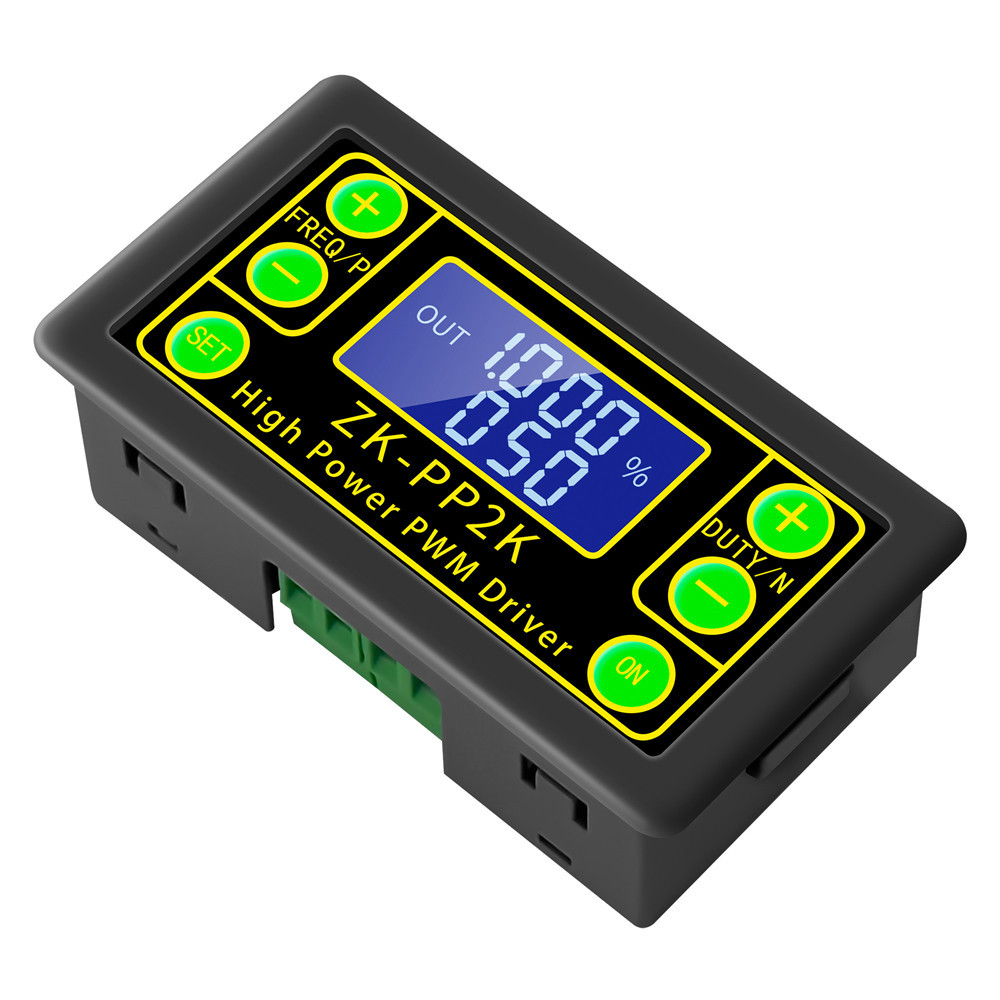 Zk-pp2k 信號發生器 PWM 脈衝發生器 LED 步進電機電磁閥驅動器延遲脈寬頻率佔空比調節功能