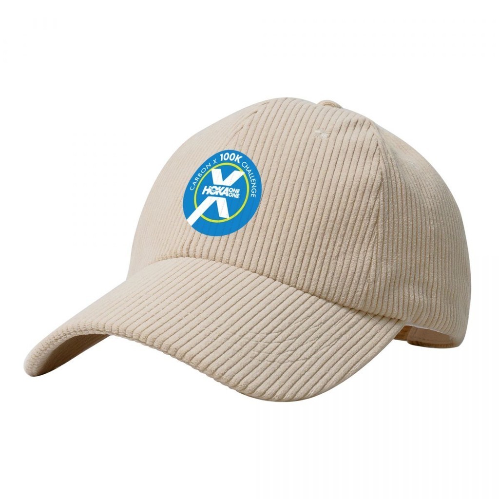Hoka One 簡單多功能的燈芯絨帽,帶可調節肩帶 - 適用於任何服裝的必備配件