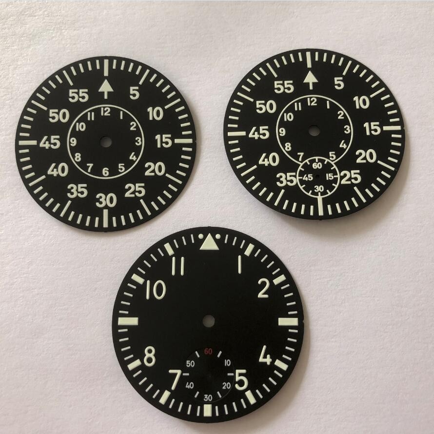 38.9 毫米手錶維修更換零件手錶錶盤適用於 ETA6498/ST3621 機芯
