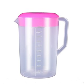 塑膠量杯1500ml帶刻度量筒毫升燒杯計量杯奶茶店專用食品級加厚