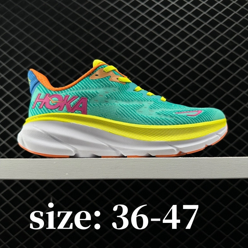 Hoka Clifton 9男女專業緩震跑鞋36-47碼超大運動鞋 AYOT