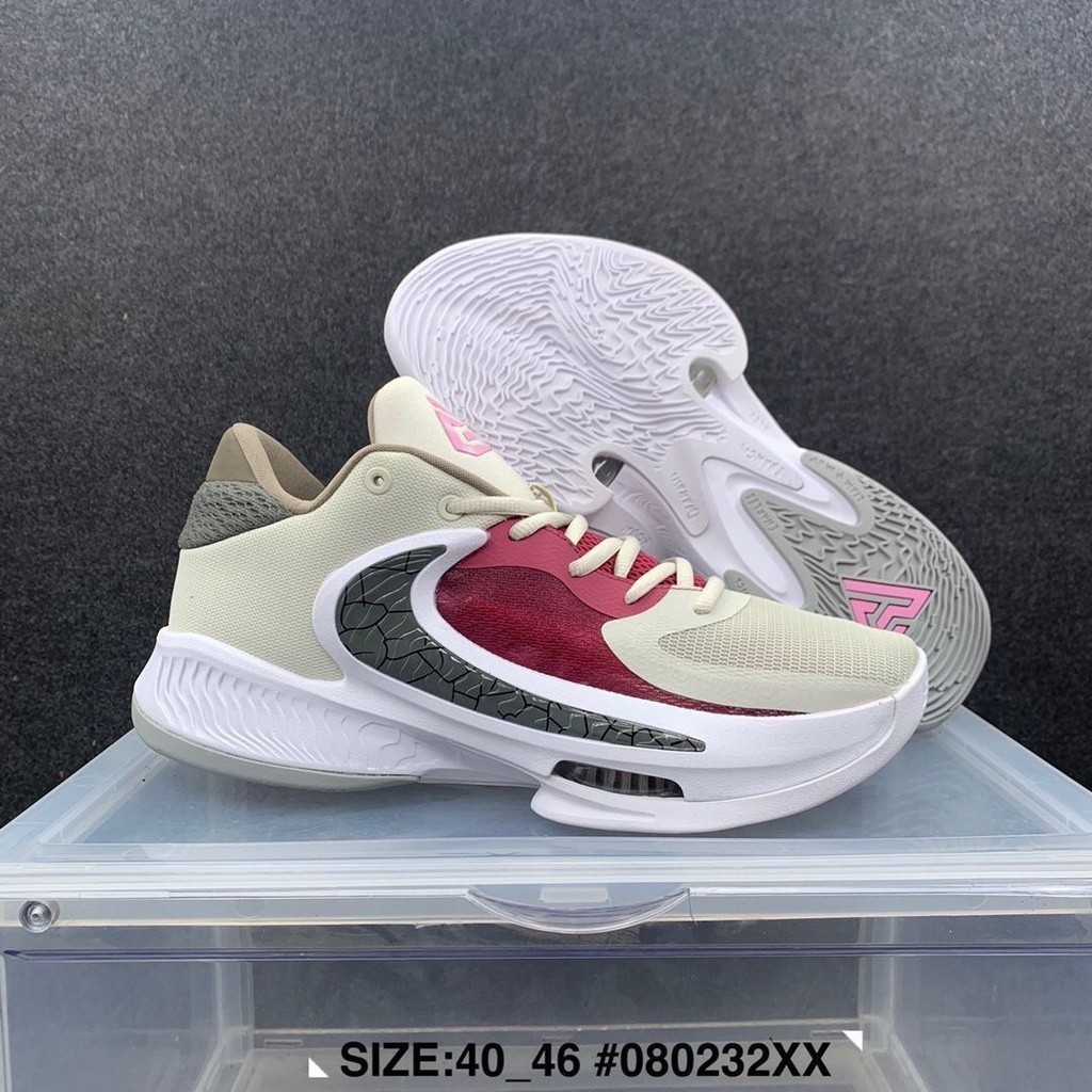 Hot！現貨 Zoom Freak 4 字母哥4代男子運動透氣防滑減震氣墊實戰籃球鞋 Quality product