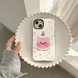手機殼 適用於iPhone 可愛生日露比iPhone16promax手機殼iphone13菲林14二合一12雙層11女1