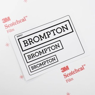 【臺灣出貨】小布BROMPTON貼紙英國布朗普特布蘭頓折疊車貼車架防水Brompton