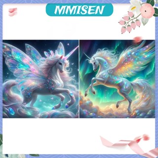 滿鑽 夢幻獨角獸 動物系列 圓鑽樹脂鑽石畫30*30CM