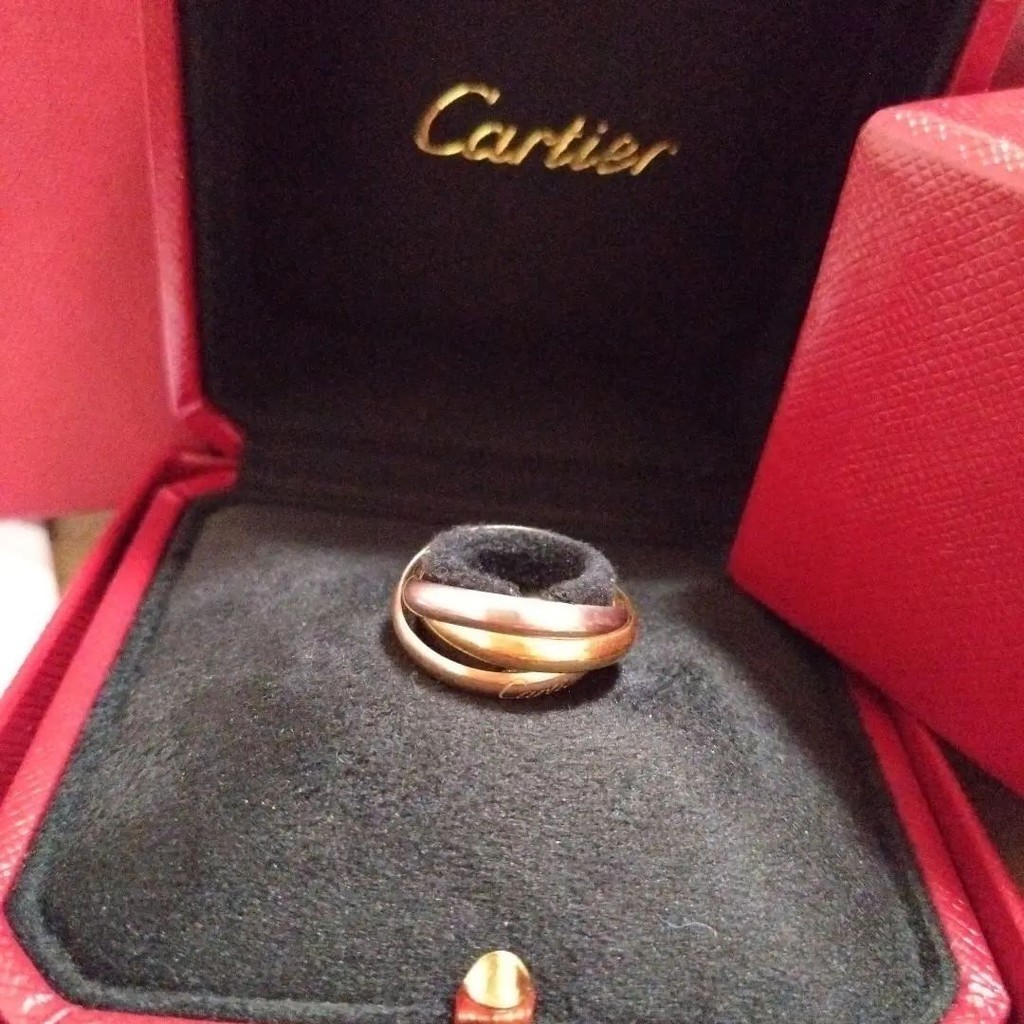 Cartier 卡地亞 領帶 Trinity系列 日本直送 二手