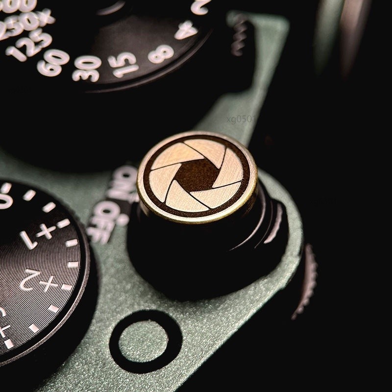 黃銅相機快門按鈕螺紋適用于富士XT5XT4XT3XT30膠片徠卡