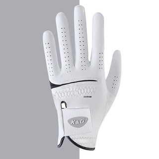 韓國k&g高爾夫手套男士超細纖維運動左手高爾夫手套透氣耐磨外貿#134812