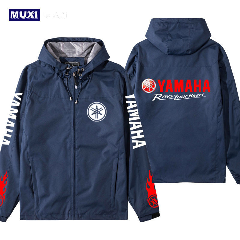 YAMAHA機車店訂製工作服夾克XMAX300 NAMX155 R6戶外騎行防風衣