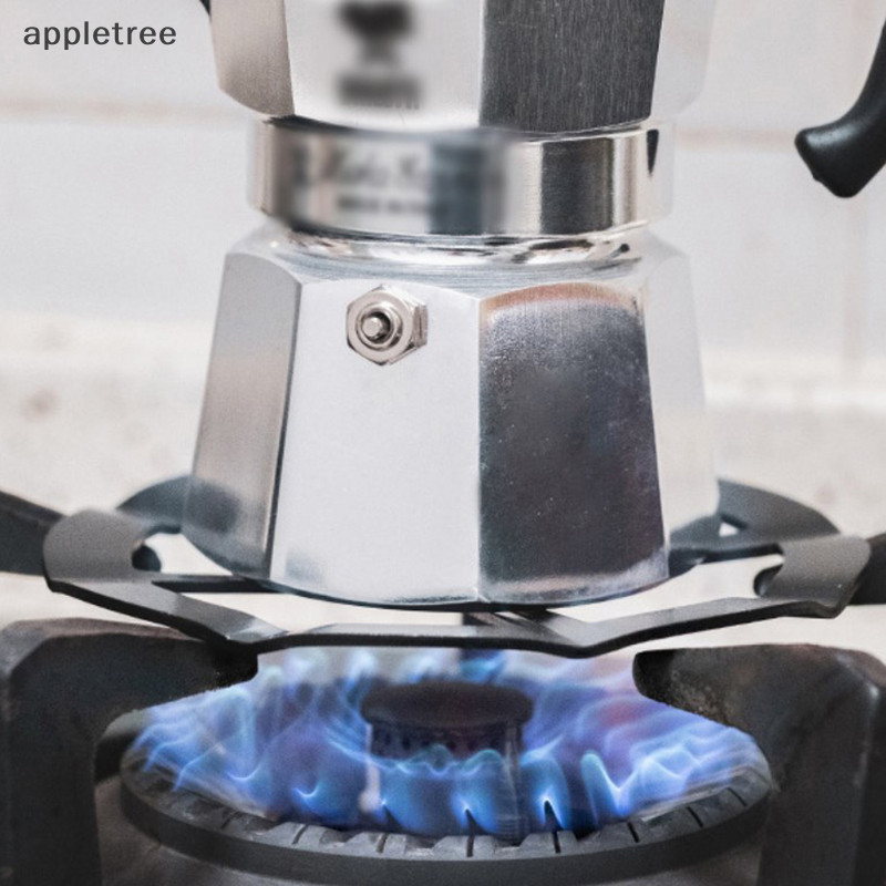 Appl 1 件不銹鋼燃氣灶架摩卡壺咖啡壺架廚房用品 TW