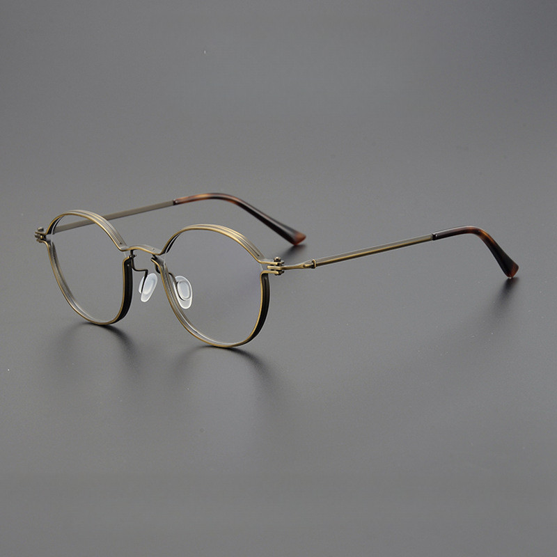 TAVAT同款RLT5897橢圓框復古藝文百搭眼鏡框架可配鏡