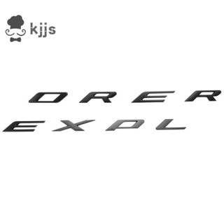 3d 字母 ABS 前引擎蓋標誌 Explorer 運動引擎蓋字母貼紙適用於福特 Explorer 2011-2020(
