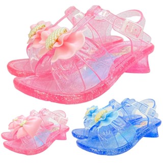 冰雪奇緣 公主涼鞋 玻璃鞋 低跟涼鞋 果凍鞋 女童 台灣製造 正品授權 37683