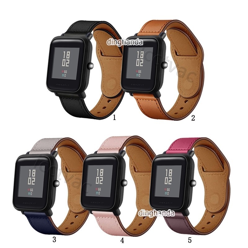 華米Huami Amazfit 米動手錶 青春版 皮帶錶帶 GTS 2 2E 3 4 MINI 真皮錶帶