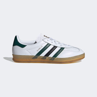 Adidas Gazelle Indoor W IE2957 女 休閒鞋 運動 經典 復古 三葉草 皮革 低筒 白綠