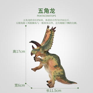 侏羅紀恐龍玩具模擬霸王龍巨獸龍三角龍美甲龍兒童動物模型套裝